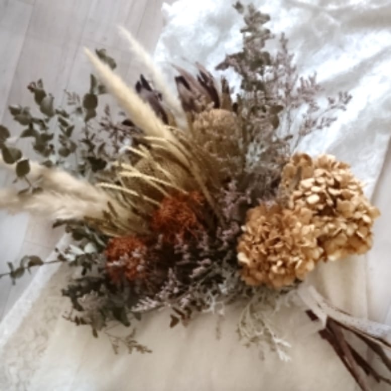 ドライフラワーブーケ/ブートニア付 | karaku4696