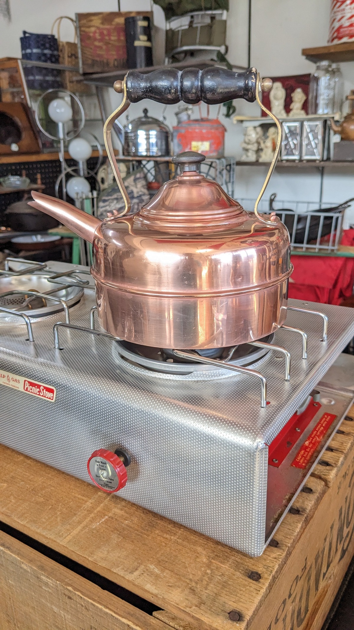 Vintage Copper Kettle Brass made in England ビンテージ コッパーケトル ミニケトル やかん