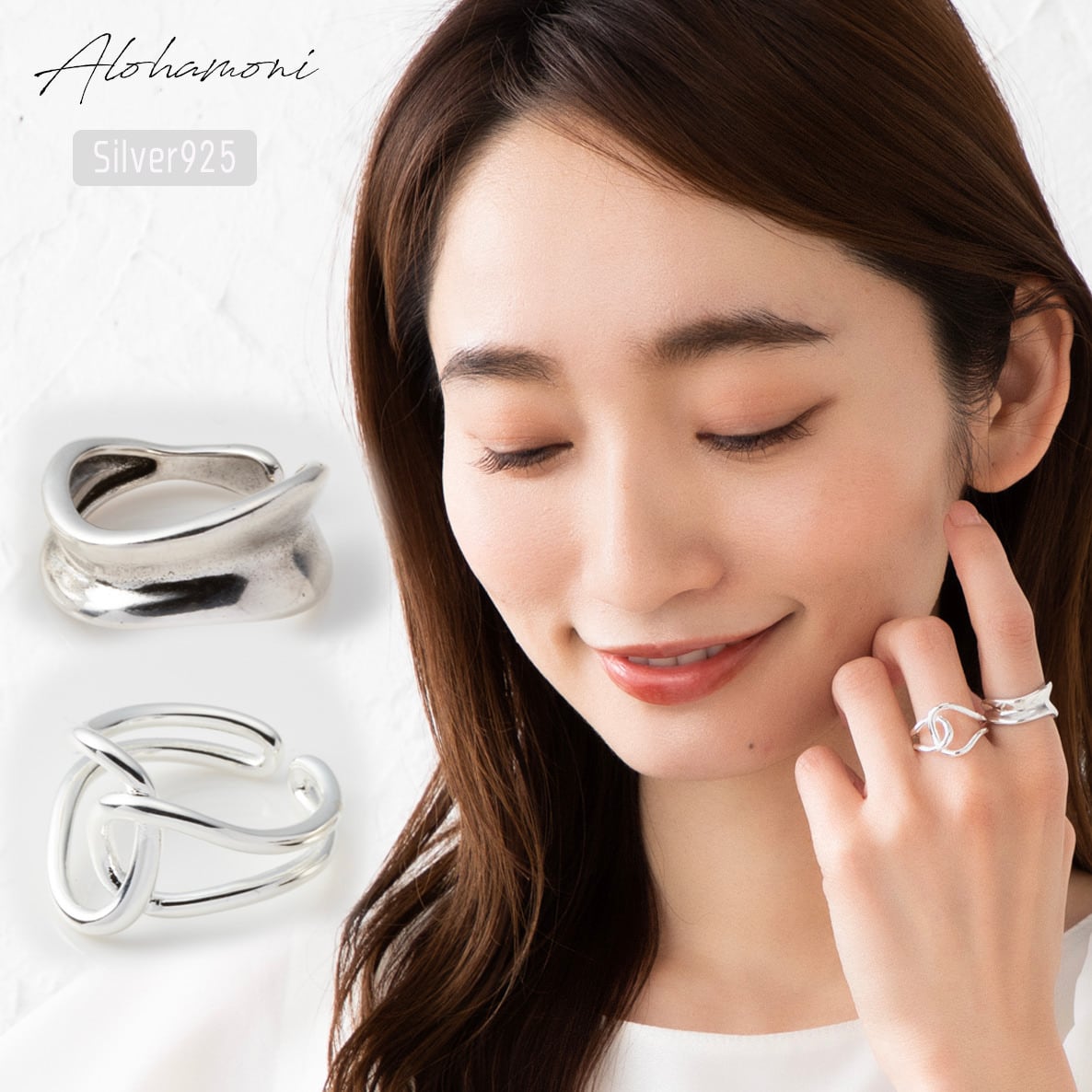 shopTOM■新品■ モード アンティーク シルバー リング S925 ヴィンテージ 可愛い