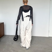 buckle military bustier/ecru