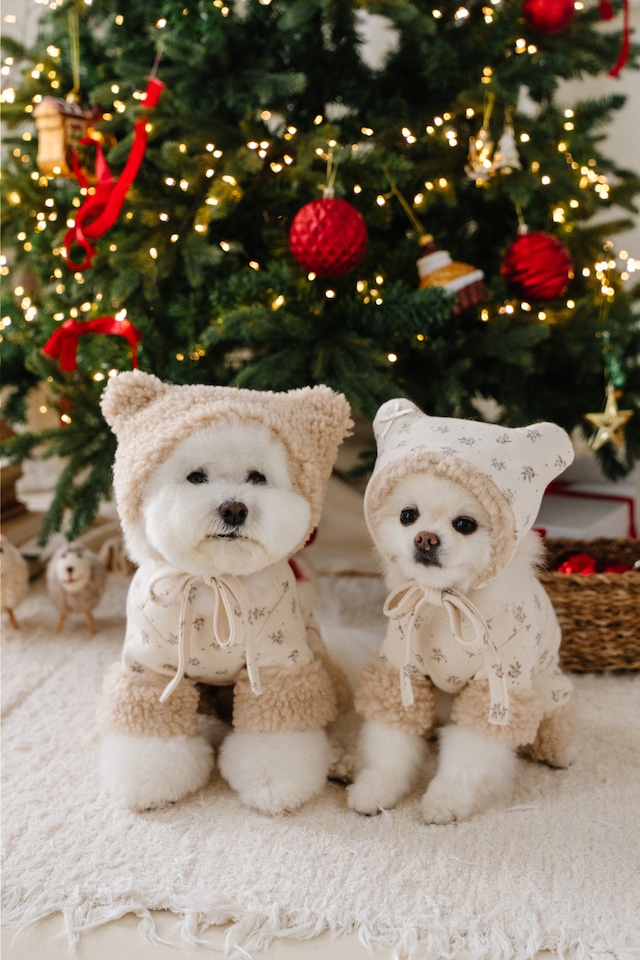 【送料無料期間中】ベイビーロンパース(IVORY)