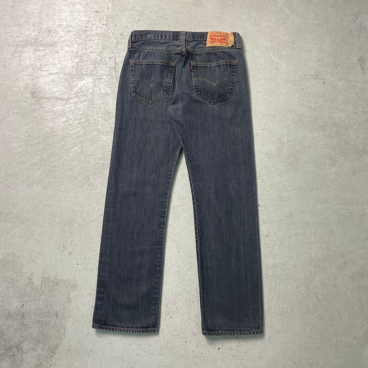 リーバイス501 Levis W32 黒 古着 Y2K 90s 21082 Levi's リーバイス 501 ブラック デニムパンツ メンズW32 古着