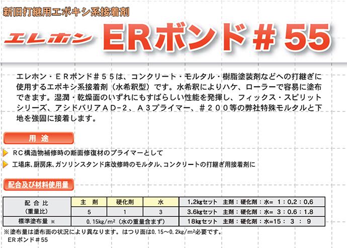 ERボンド#55 エレホン化成 18kgセット エレホン化成工業 新旧打継用