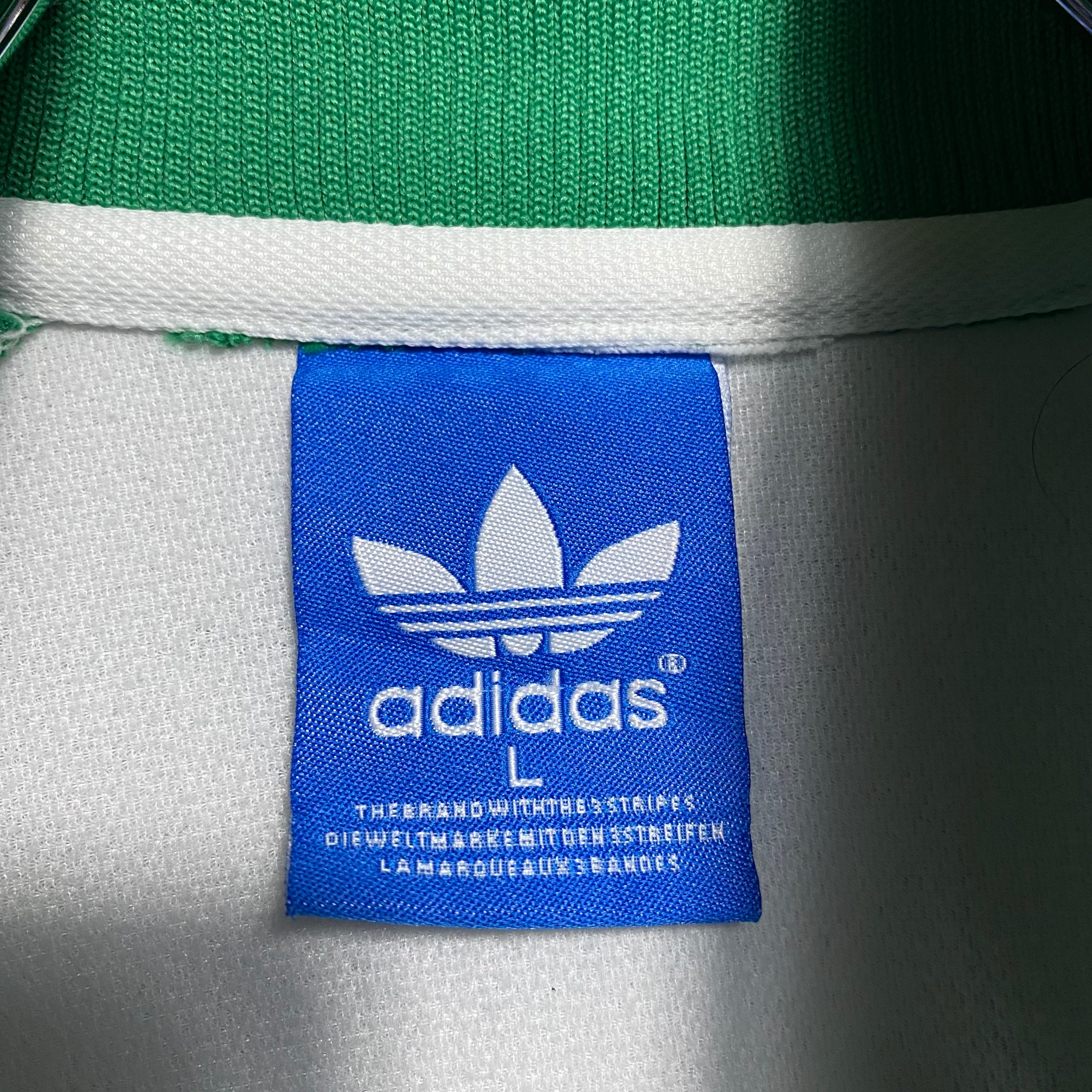 【激レア】 adidas アディダス 刺繍ロゴ デカロゴ バイカラー Tシャツ