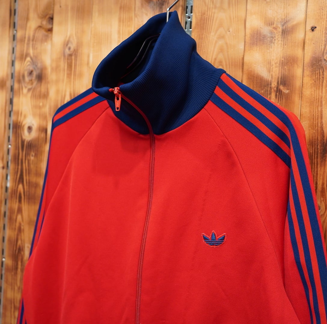 4号 80s adidas トラックジャケット デサント製 80s adidas トラックジャケット 4号 ジャージ adidas デサント製