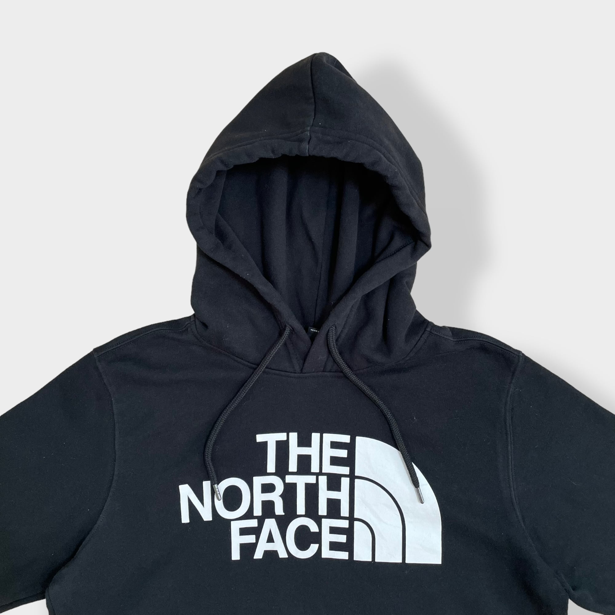 THE NORTH FACE ノースフェイス 胸ロゴプリント パーカー ブラック (メンズ M)   O2493