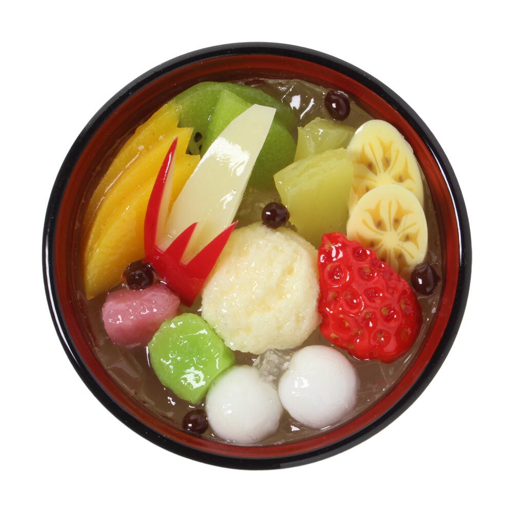 0000]食品サンプル屋さんのミニ丼（フルーツみつ豆）【メール便不可