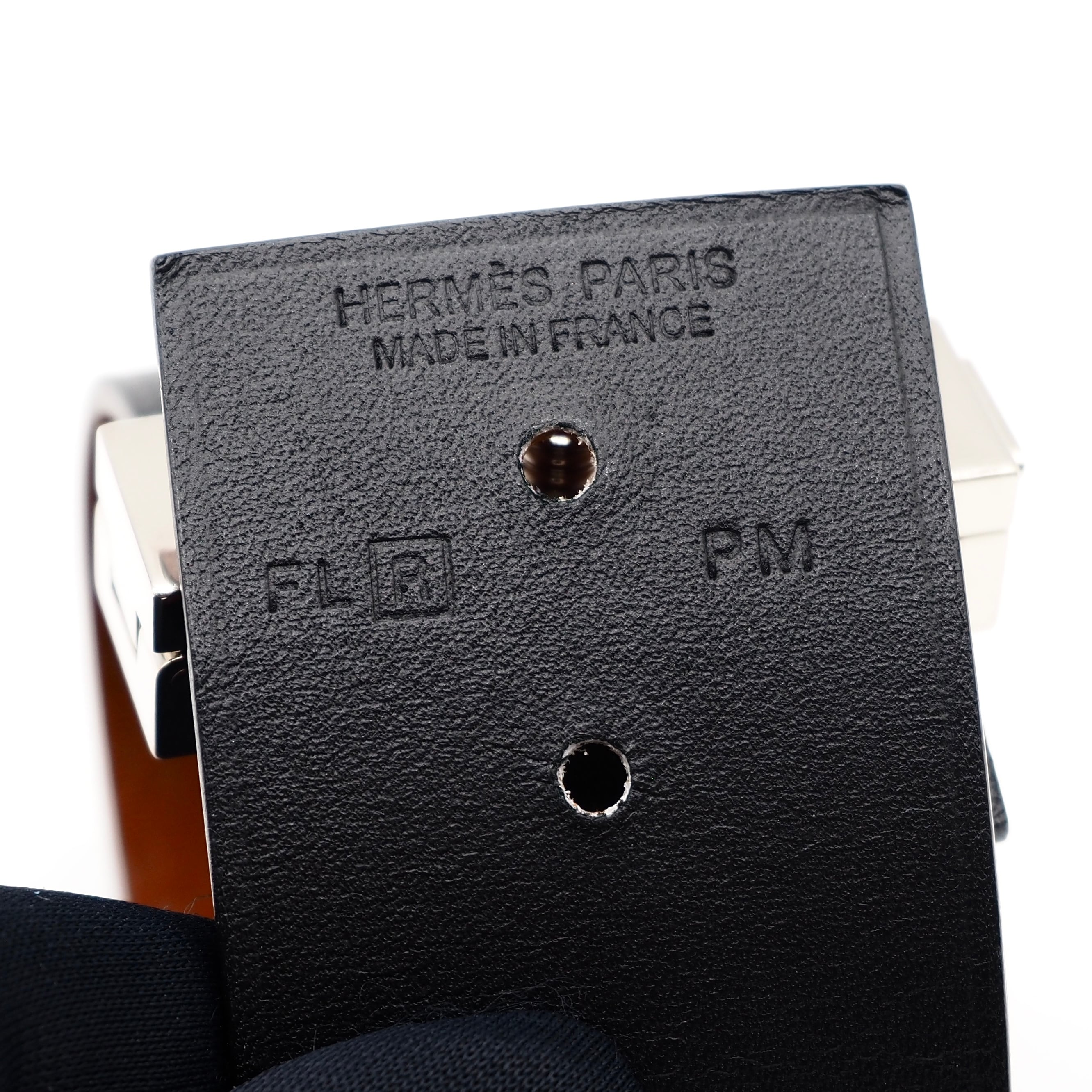 HERMES レザーブレスレット ブラック HERMES レザー ブレスレット ブラック エルメス | 2122TOKYO