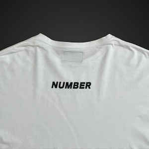 【NUMBER (N)INE DENIM】フリークストア 別注 ワンポイントロゴ バックロゴ M Tシャツ FREAK'S STORE ナンバーナイン デニム 白t 半袖 古着