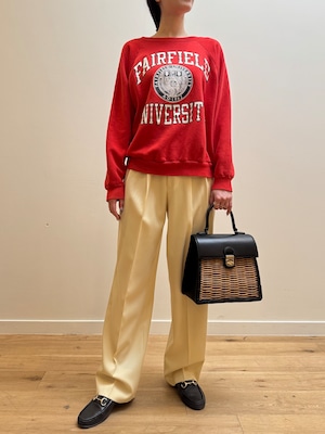 CU2-9 USED Campion SWEAT "FAIRFIELD"-RED-