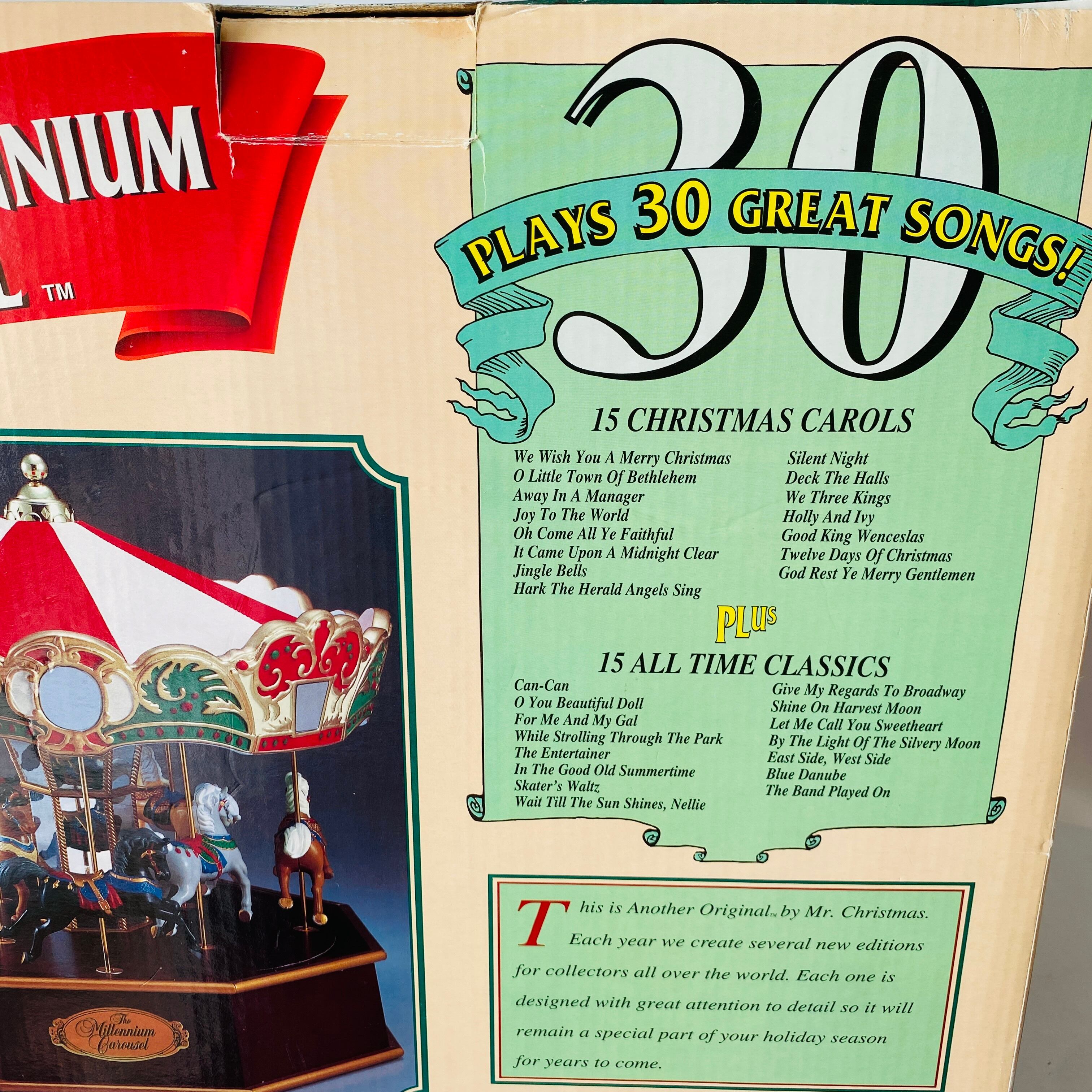 ミスタークリスマス/カルーセル/1段/メリーゴーランド/30曲 【公式通販】