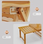 竹製 リクライニングチェア 折りたたみ 5段階調整 フットレスト付き 健康竹枕 デッキチェア ラウンジチェア 天然竹 エコ素材 通気性 リラックスチェア アームレスト付き 省スペース 収納便利 ナチュラル おしゃれ 夏用 涼しい