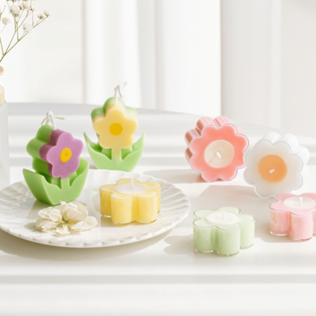 フラワーティーライトカップ100個セット CANDLE WORKS キャンドルワークス【プレゼント特典付き】