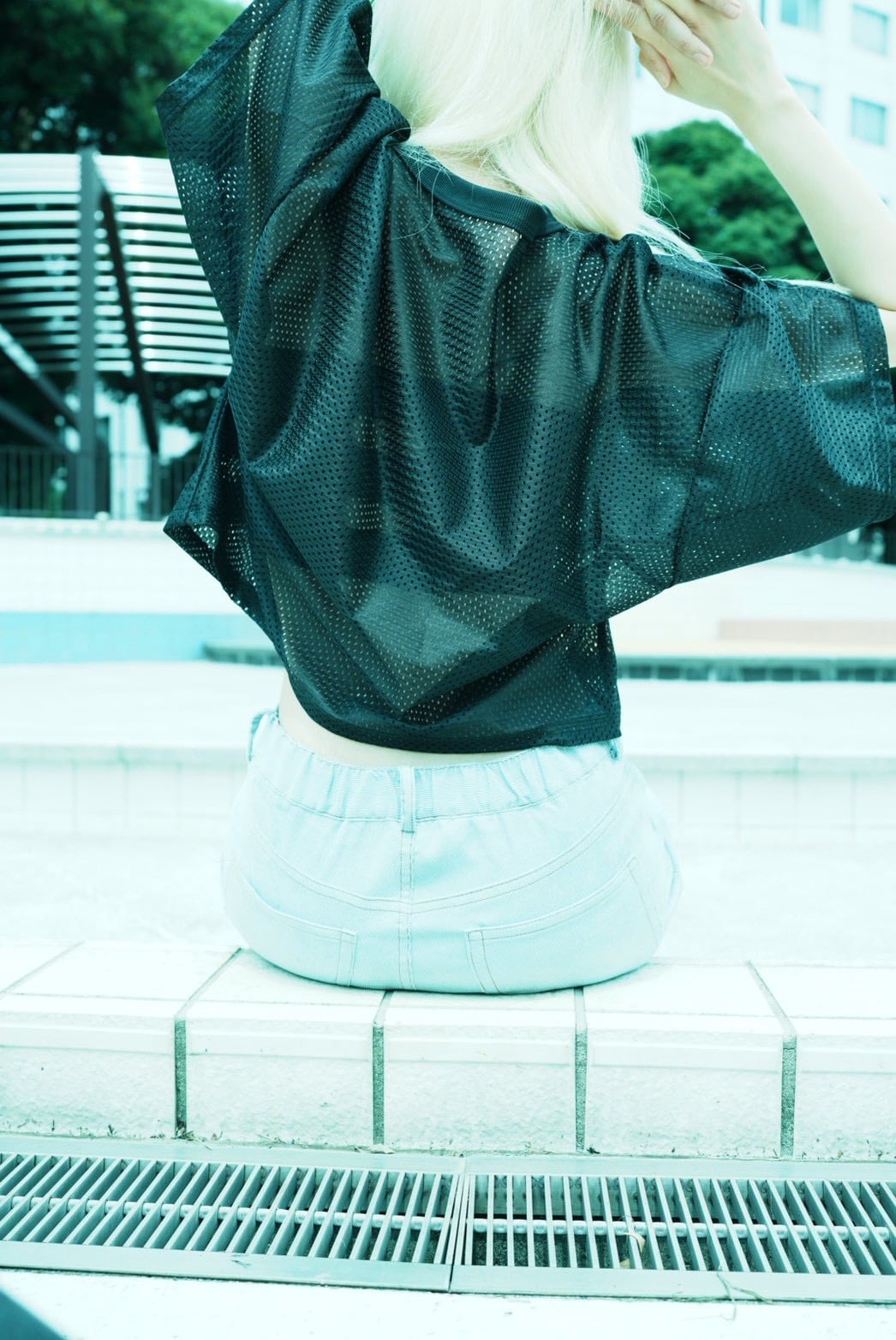 MOON TREE PLANET [MESH SHORT PULLOVER]