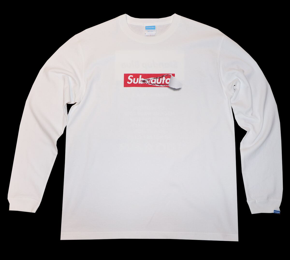 Sub×Kicks/auto PEELOFF BOLOGO L/S TEE【WHITE】
