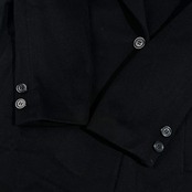 カシミヤ100% CASHMERE ダブル コート F/ブラック レディース