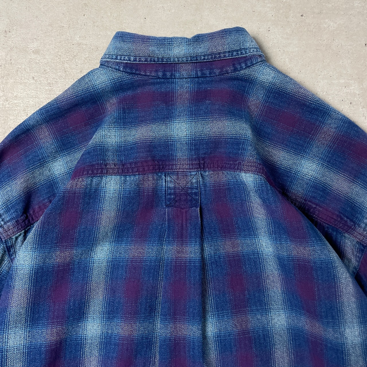 USA製 80年代 L.L.Bean エルエルビーン ヘリンボーン オンブレチェック 