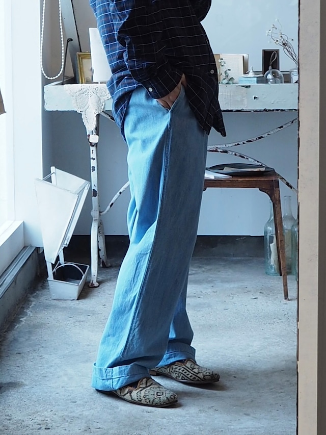 1990’s Made in USA Polo by Ralph Lauren Chambray Trousers