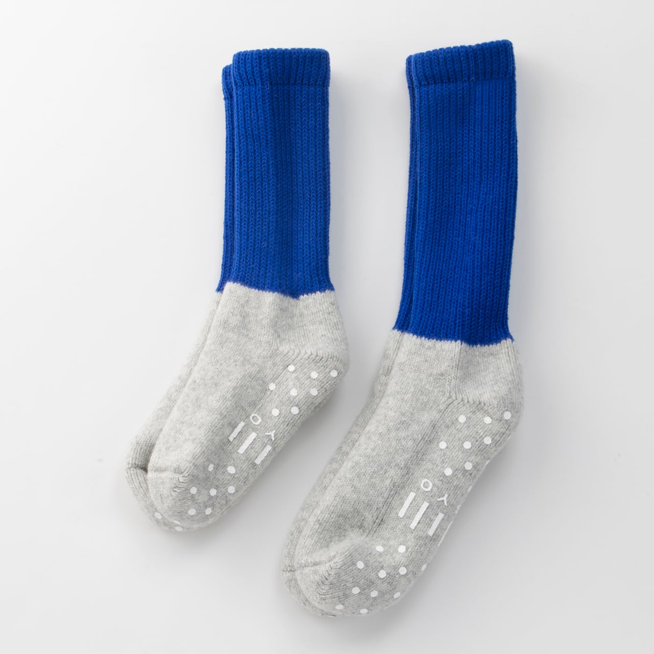 G-49 マグロ漁船の靴下/ロゴ入り 青