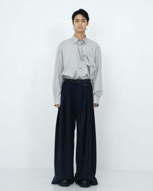 【26AW】Tamme タム / 4-TUCK WIDE SLACKS