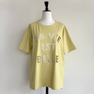 〈SELECT〉ベロアロゴTシャツ A-7072