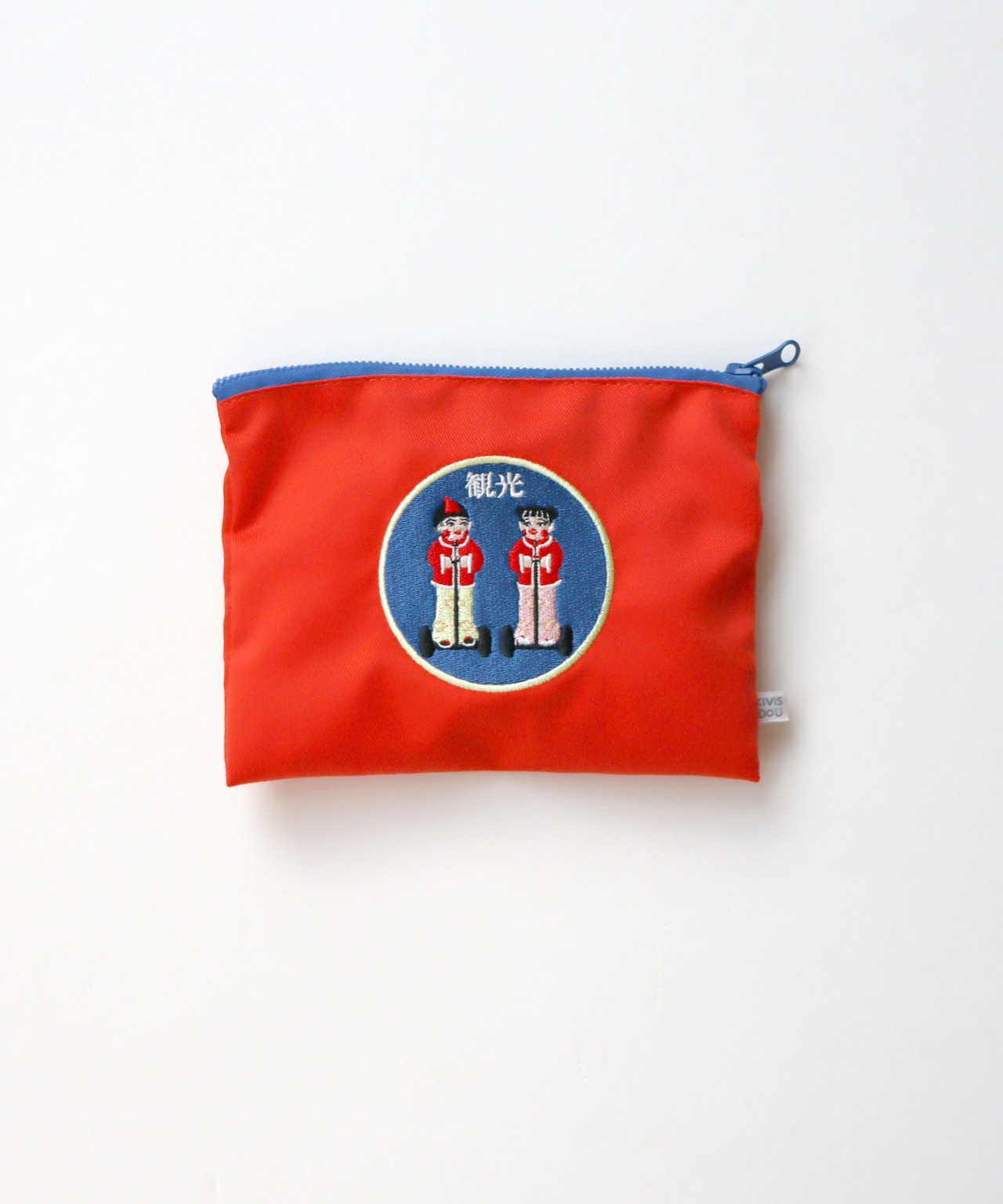 【KIVISDOU】コミカル刺繍ポーチ