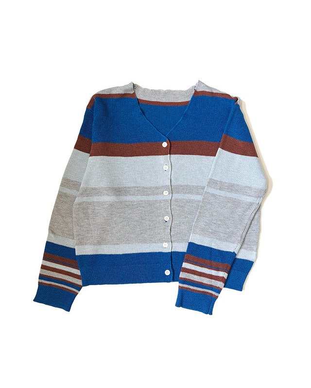 Multi-stripe cardigan /  QUARée