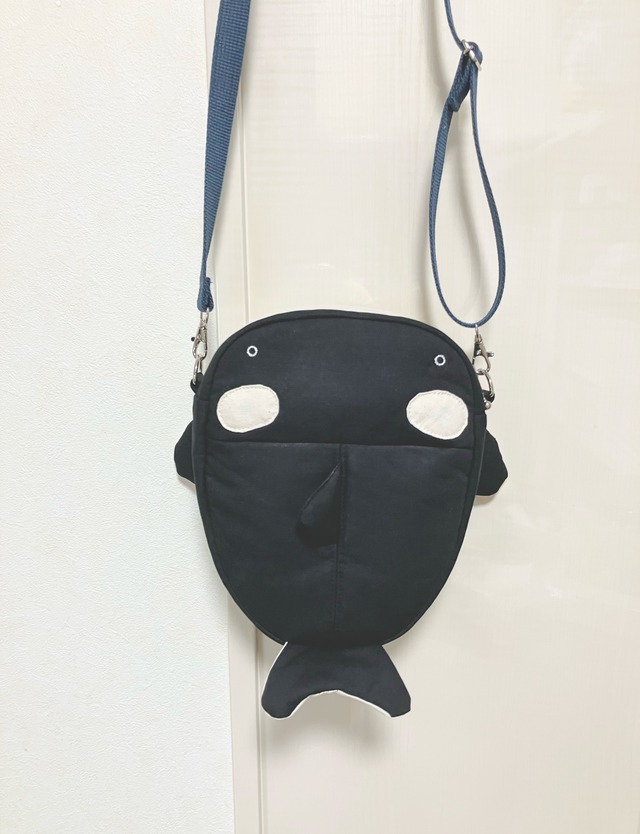ポシェット　シャチ｜とりさん工房ーかわいいハンドメイドポーチ
