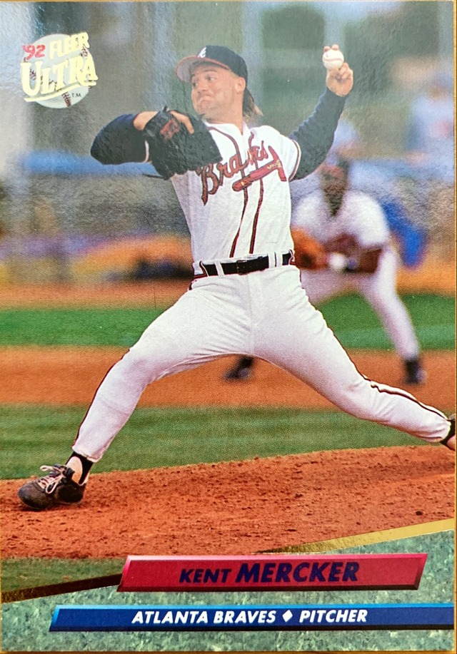 MLBカード 92FLEER Kent Mercker #460 BRAVES
