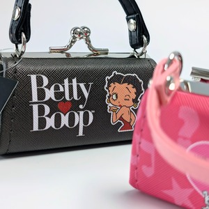 ✨️❦カバンに付けたら超ラブリー❦✨️【 Betty Boop ベティー・ブープ 】『 BLACK 』ミニ パース / ミニポーチ / ピルケース / コスメ / 小銭入れ〚アメリカン雑貨 アメトイ〛