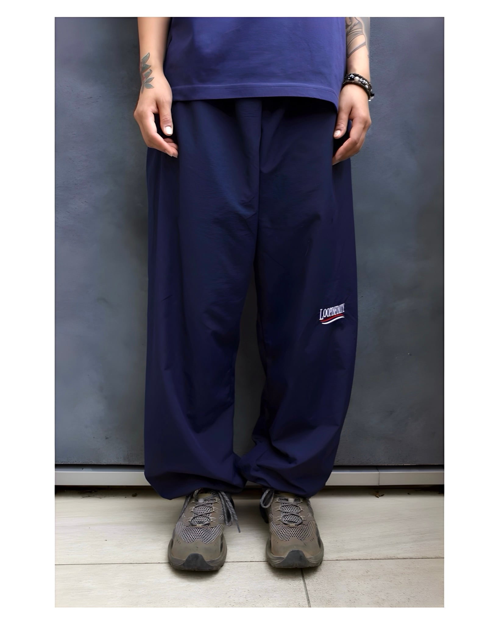 NES NYLON PANTS NAVY