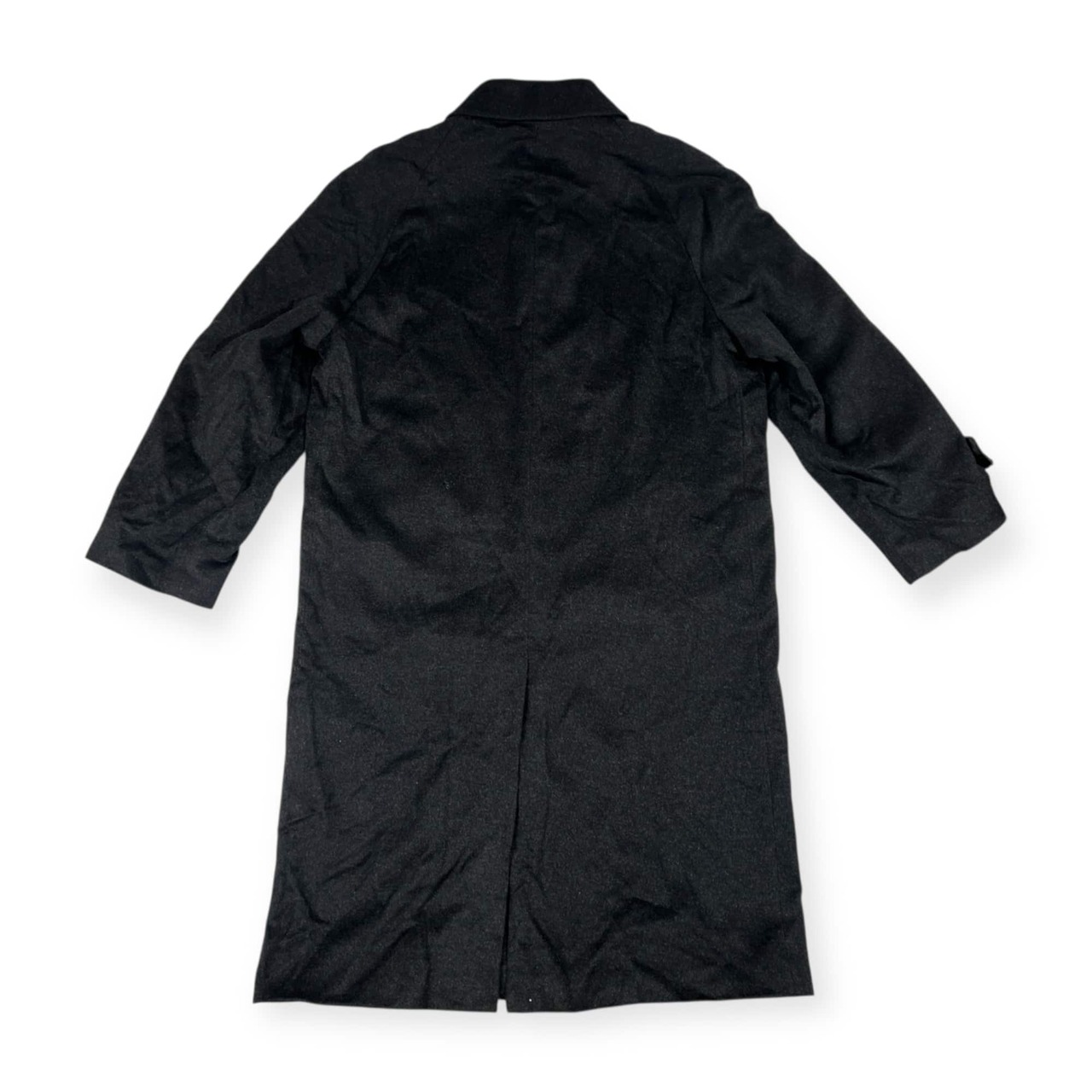 カシミヤ100% CASHMERE ステンカラー コート 100AB/ダークグレー メンズ