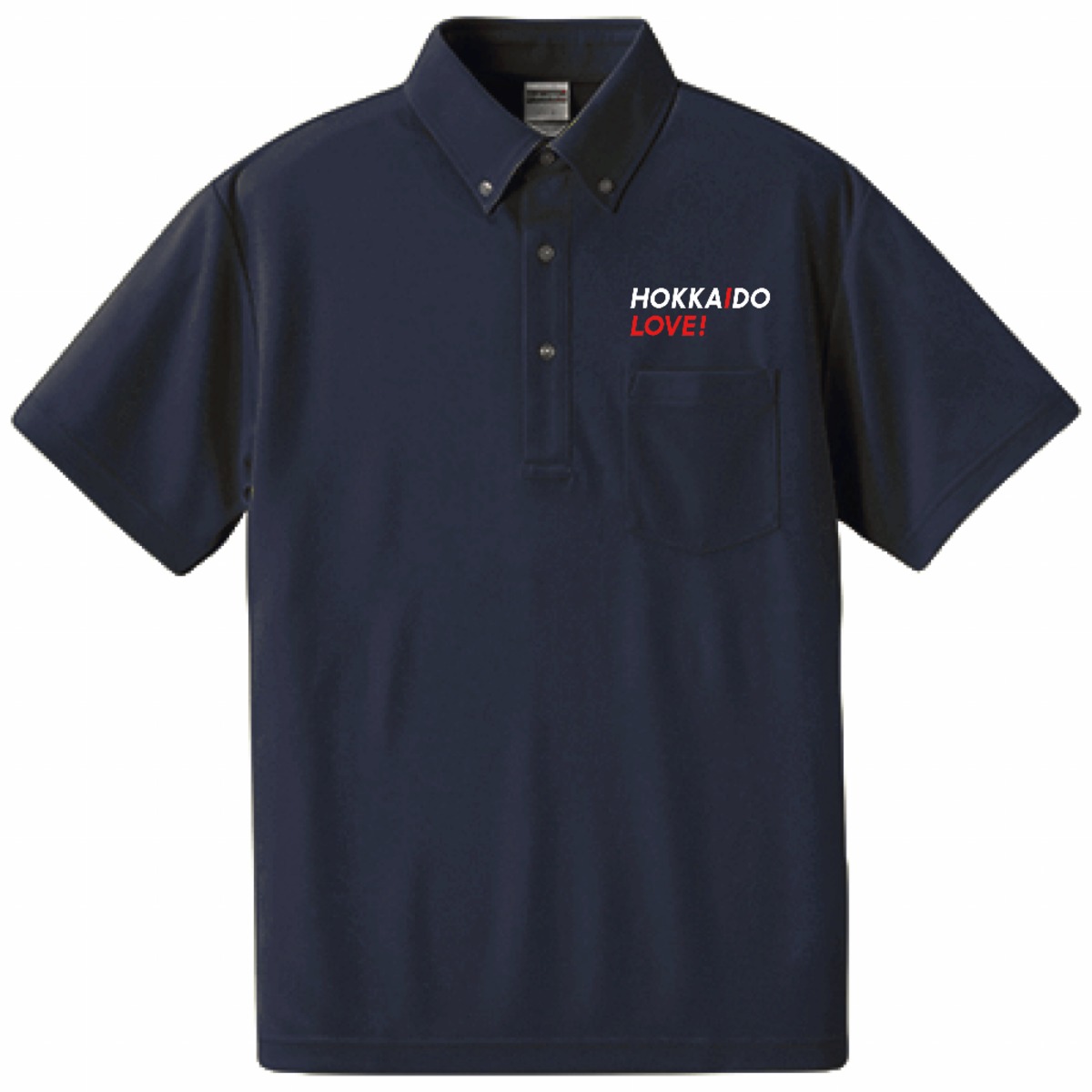 ネット限定】HOKKAIDO LOVE！ポロシャツ（ネイビー） | キュン