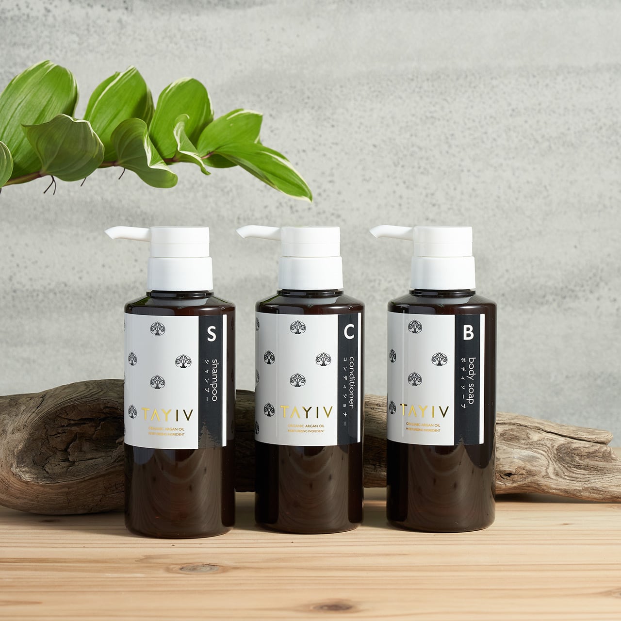 TAYIV 300mlボトル＆ソープ ボディタオル付 ギフトセット | IVRESSE