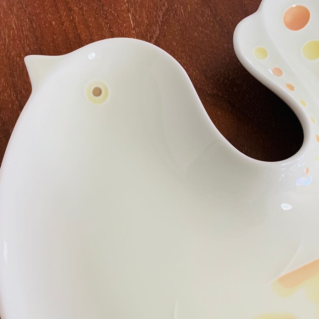 白山陶器 とりのフリープレート / HAKUSAN PORCELAIN Bird Plate | ON