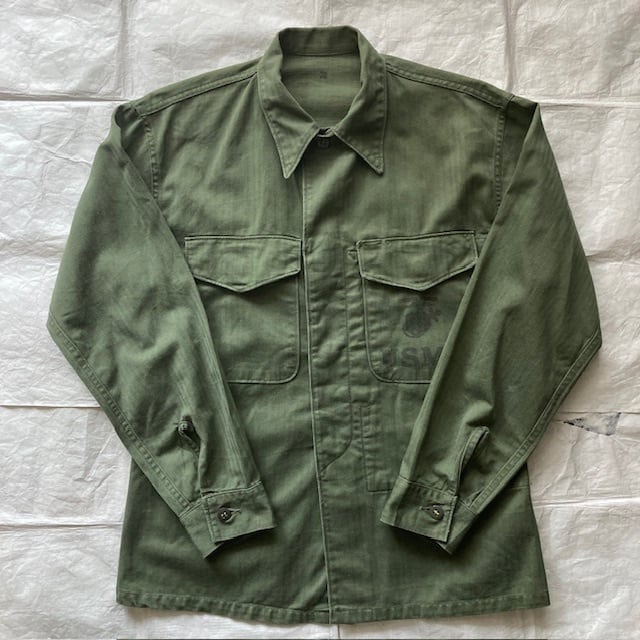 USMC アメリカ海兵隊 P53 HBTジャケット 50s ヘリンボーン ミリタリー