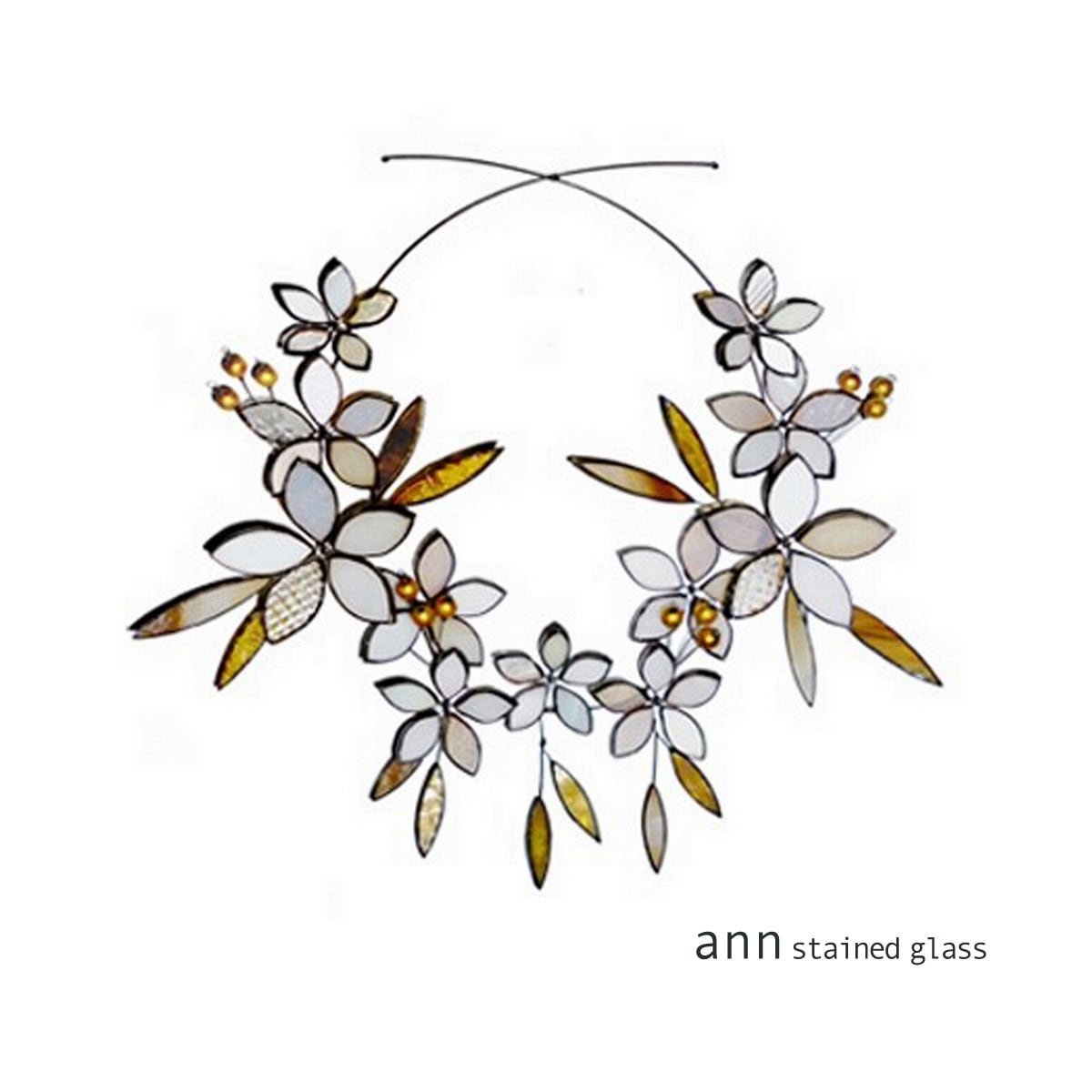 X'mas】ステンドグラス クリスマスリース | ann stained glass