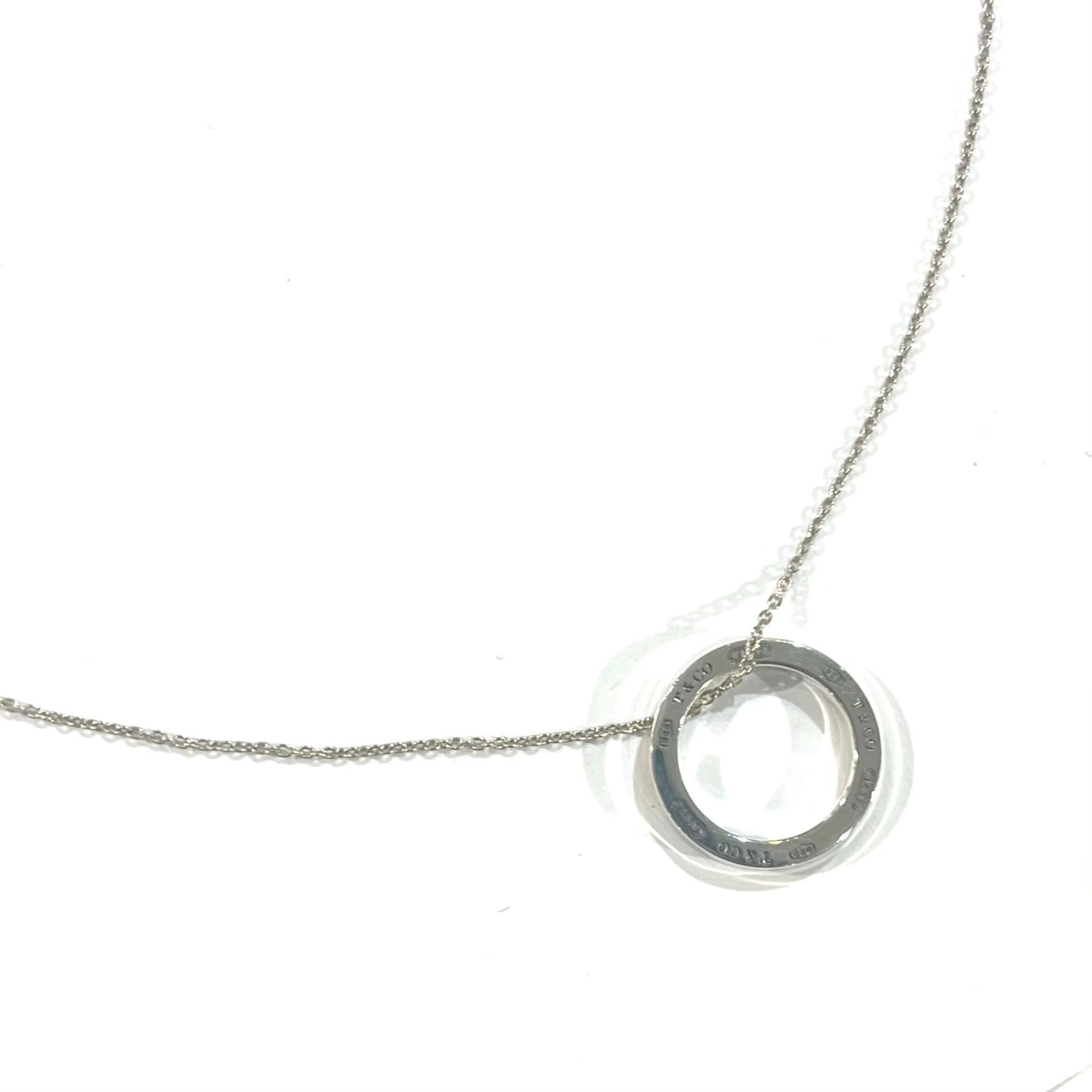 ティファニー　サークル　ネックレス　リング TIFFANY Co SV925 TIFFANY&CO.】2458 1837 ティファニー サークルリング ネックレス