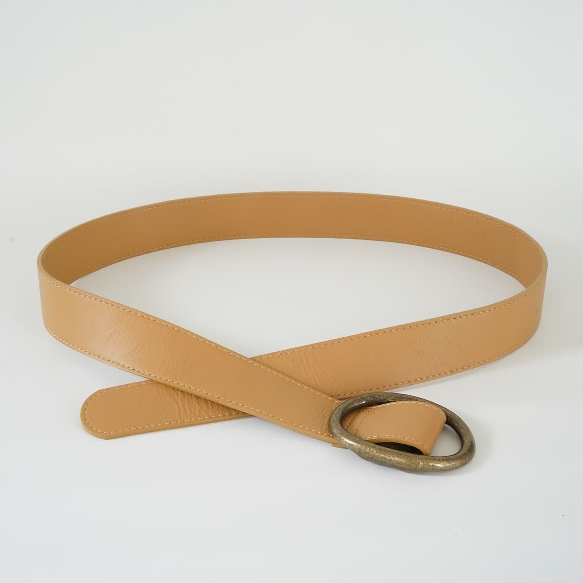 CLANE CIRCLE BUCKLE WIDE BELT