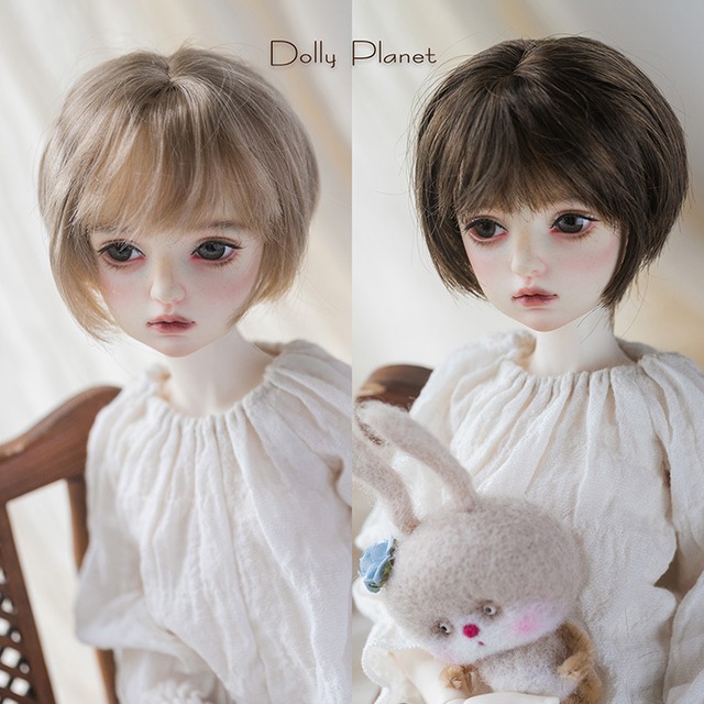 BJD人形用ウィッグ  ショートウィッグ  QQ-112  SD/MSDサイズ用 ドールウイッグ/Dolly Planet