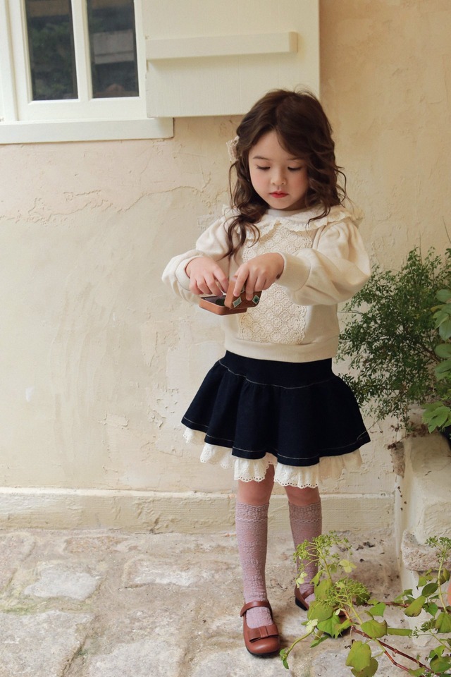 ※お洋服と同梱限定※【即納】<flo>  Florey knee socks