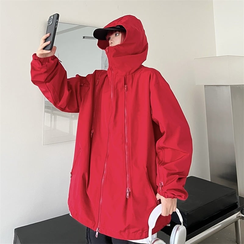 韓国通販 dgo】ユニセックス ビッグシルエットパーカー