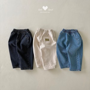 【ﾉﾍﾞﾙﾃｨ＆送料無料】Wide-leg curved denim / lalaland