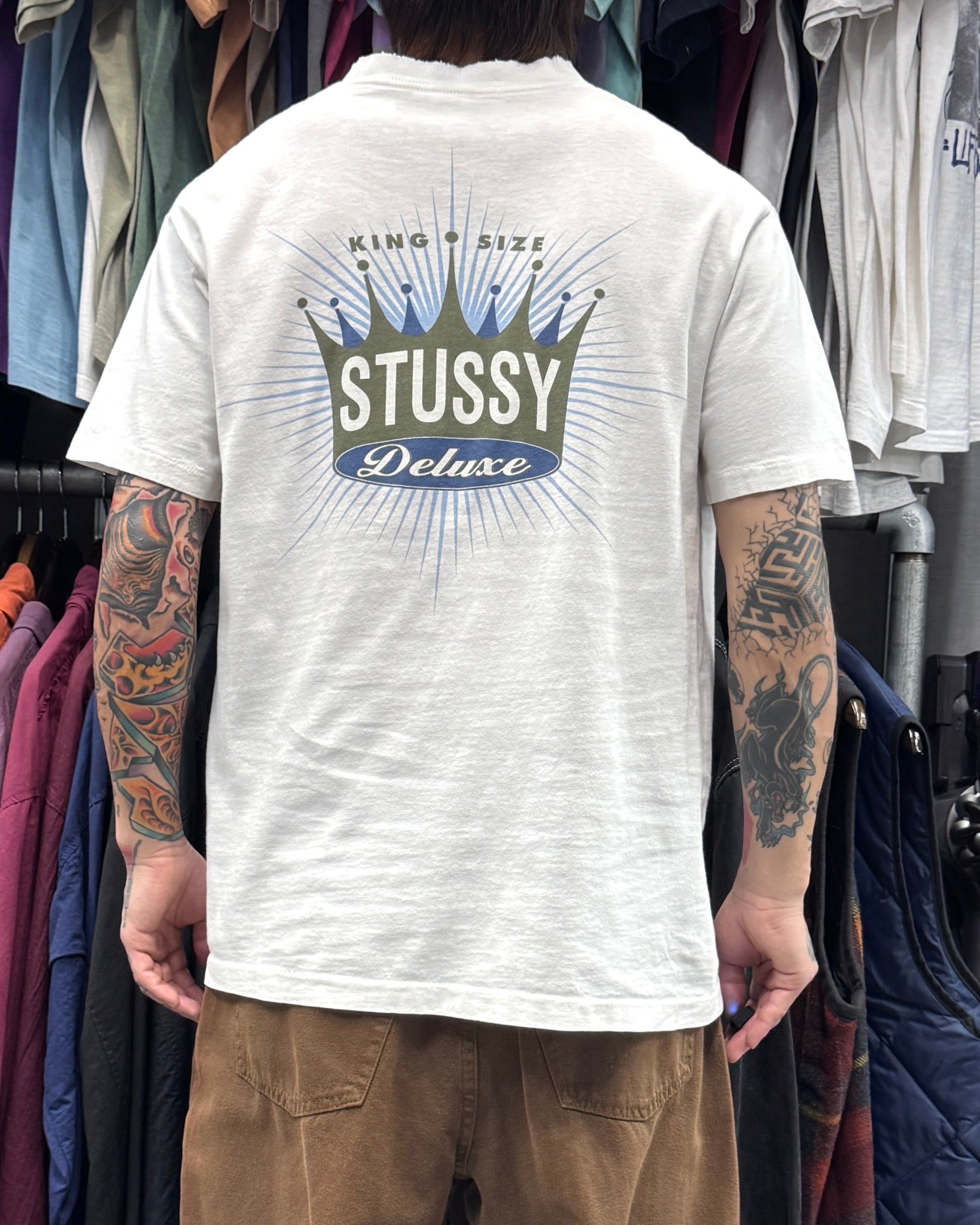 90's old stussy Design Tee “白タグ” “stussy sport”【下北沢店】 | curb