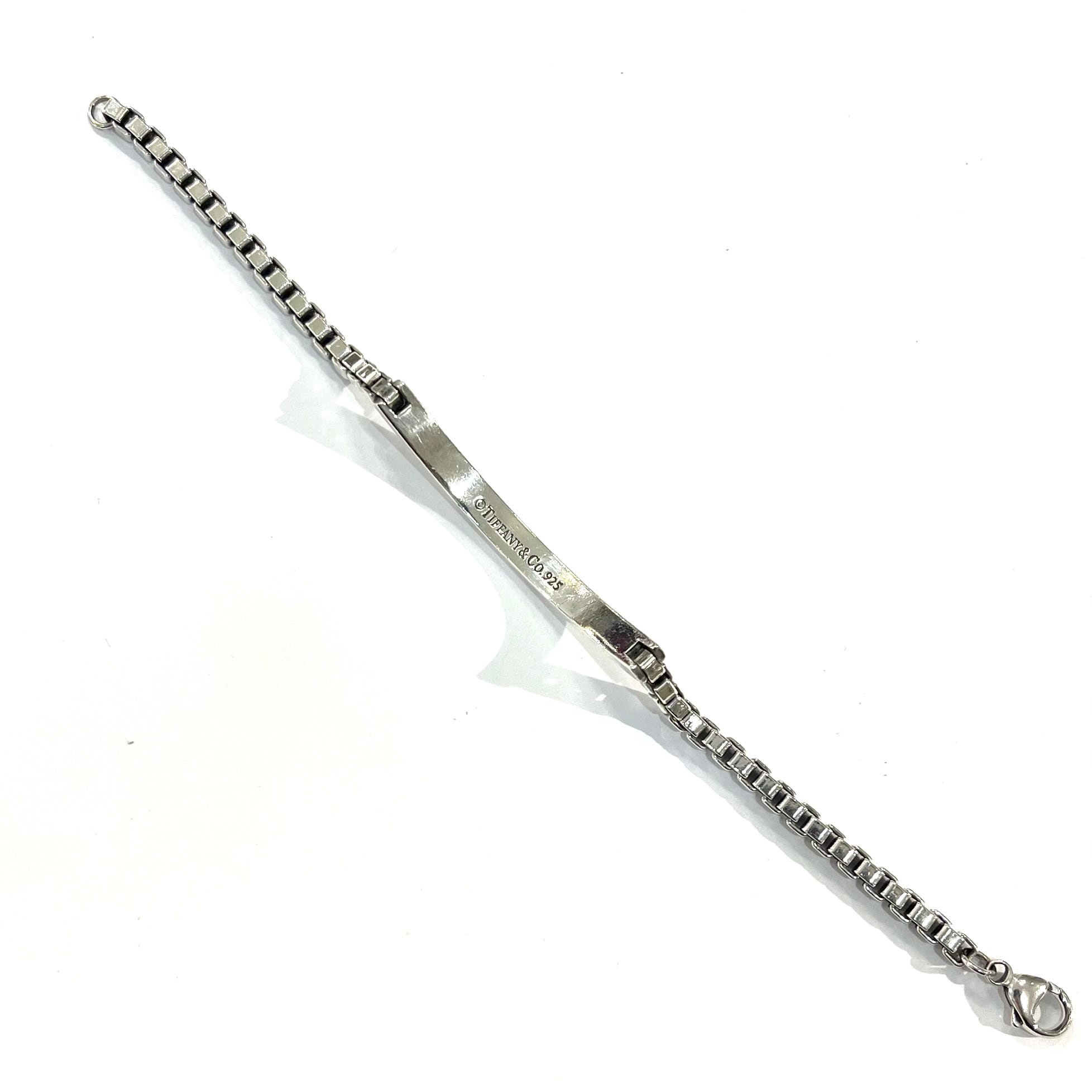 【希少】【ティファニー】ID ブレスレット チェーン シルバー SV925 TIFFANY&CO.】2675 ティファニー ID ベネチアンチェーン ブレスレット