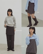 DU250710 Herringbone Multiway Wrap Skirt Bustier 【set up可】