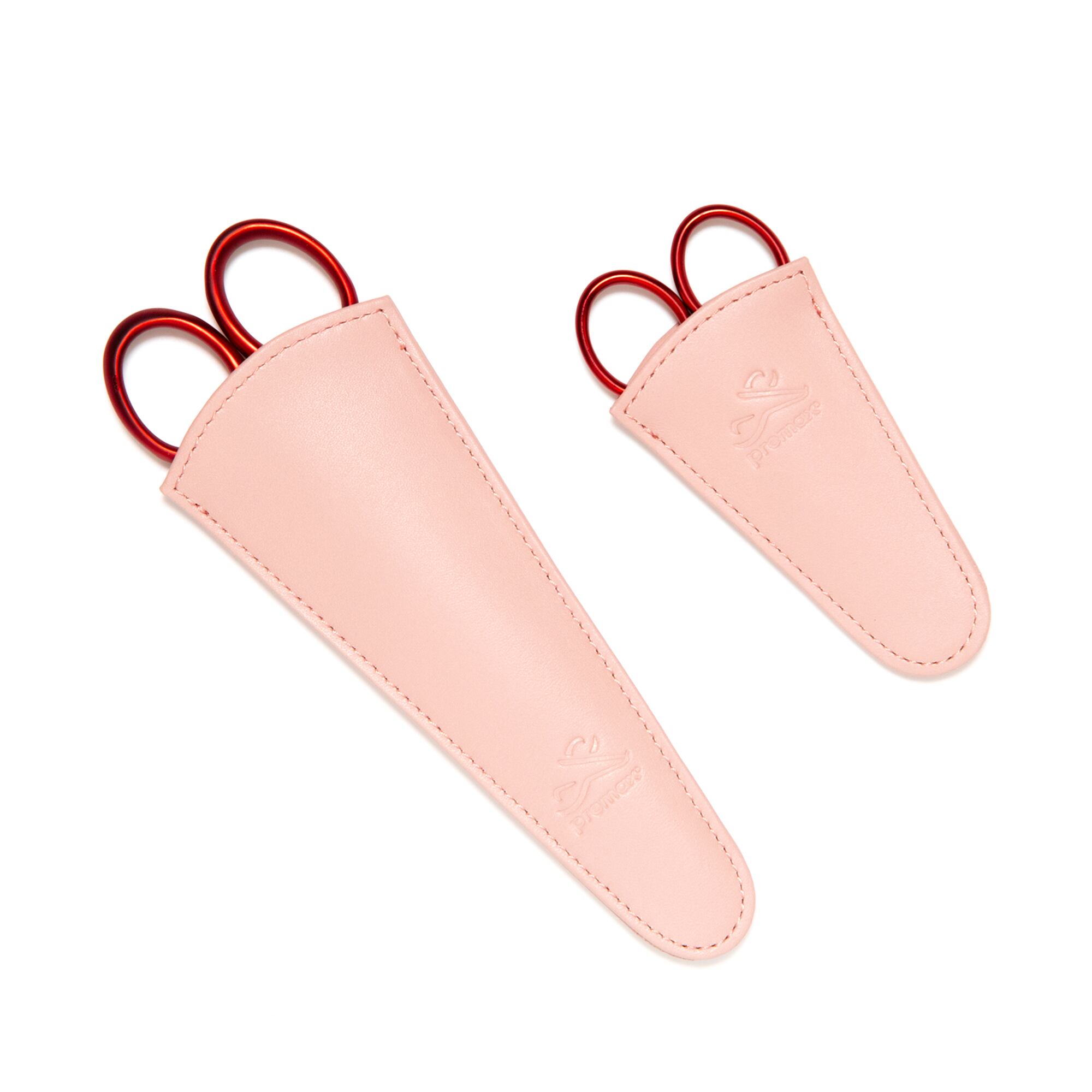 レザー 刺繍はさみケース｜ペールピンクS | Net store アンナとラパン