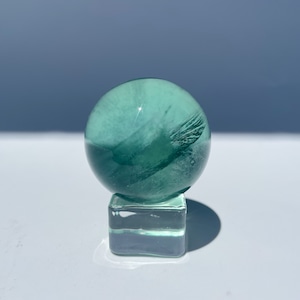 家宝レベル◎グリーンフローライト スフィア21◇Green Fluorite sphere◇ 天然石・鉱物・パワーストーン