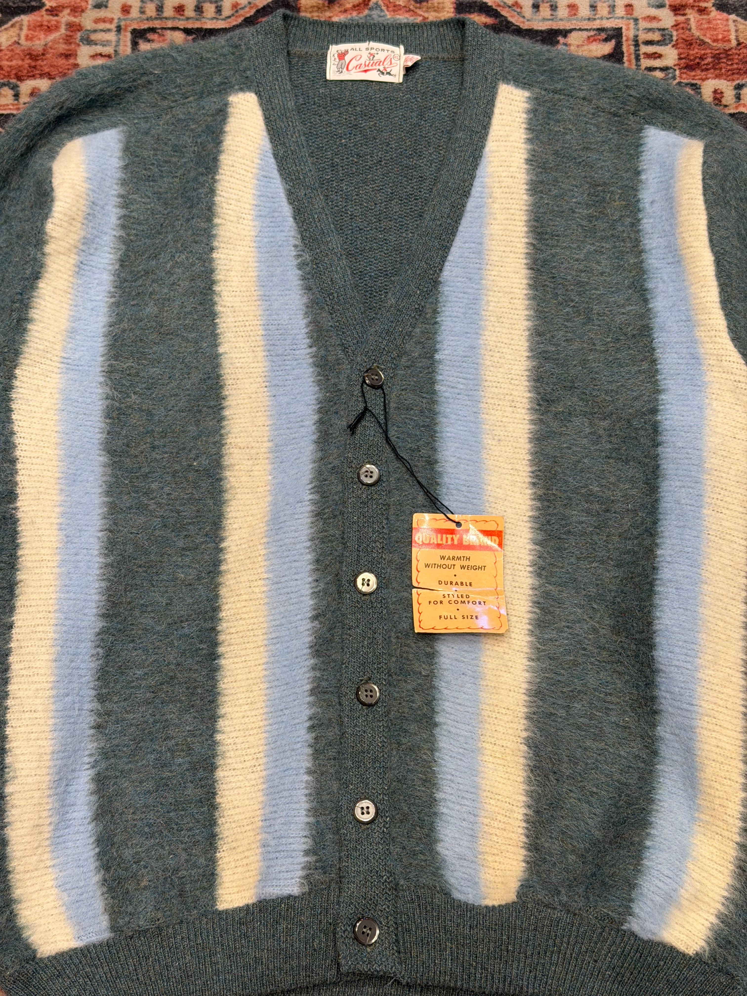 DEAD STOCK / Mohair Cardigan / 60s USA 】 デッドストック モヘア