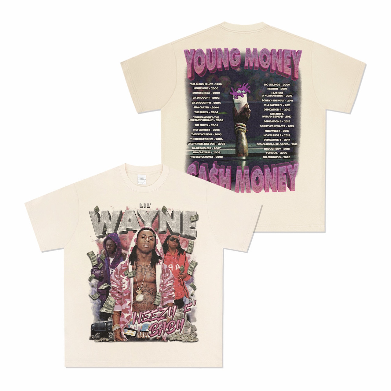 VINTAGE ストリートLil Wayne Tシャツ T2136